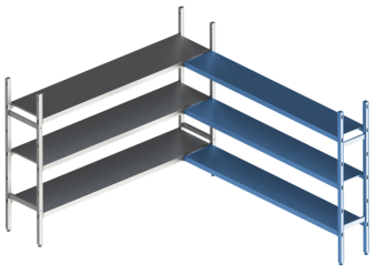 Дополнительная секция угловая Polair LOAD.ME INOX 18AL.3IN40.17C